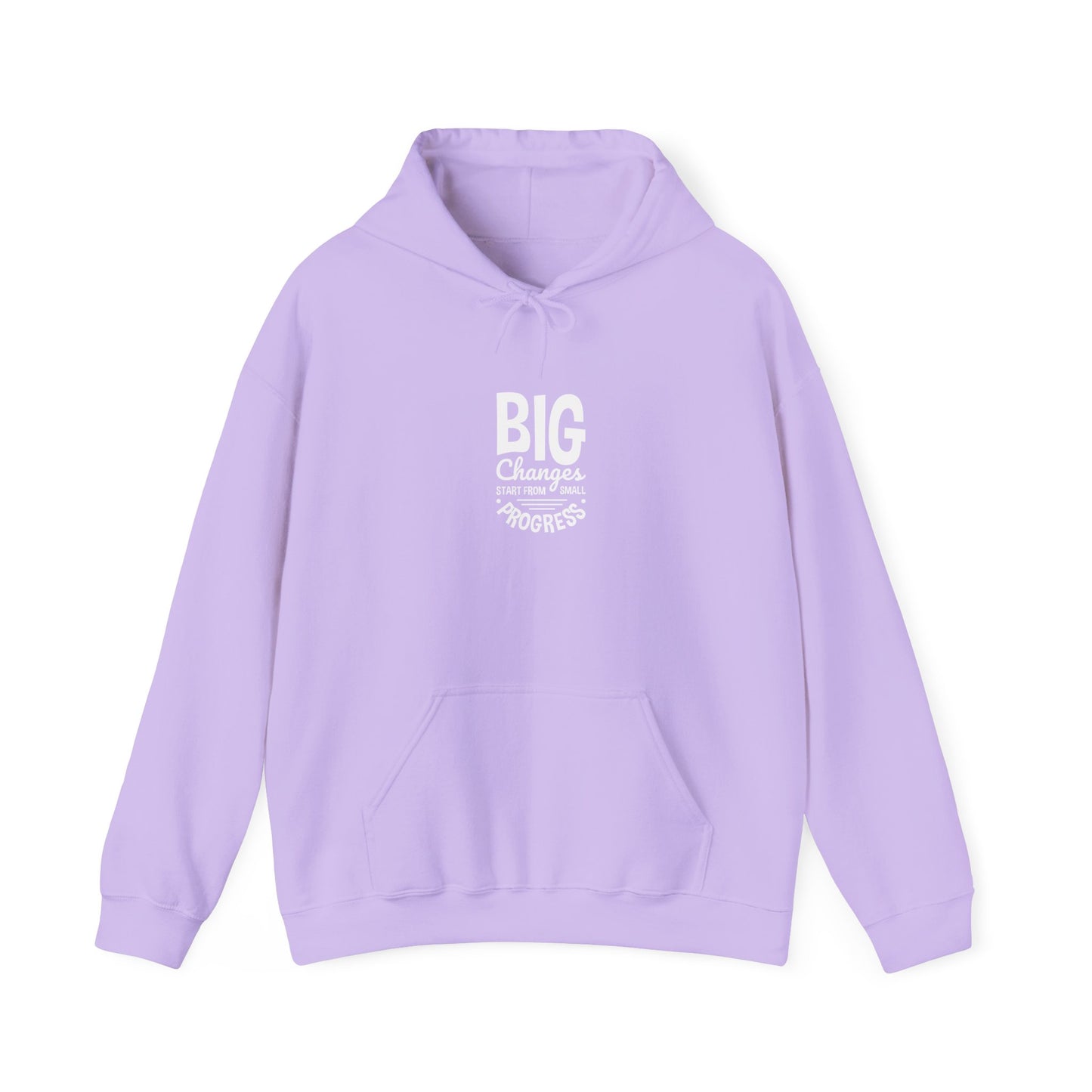 Big Changes Start From Small Progress Unisex Heavy Blend™ Hooded Sweatshirt