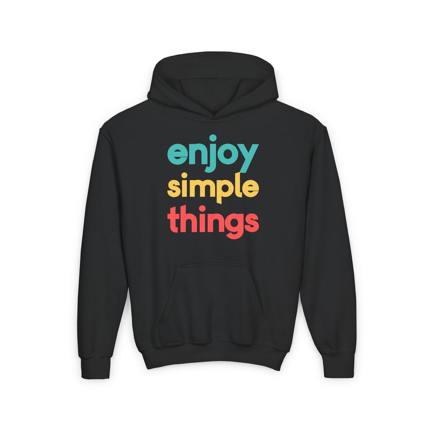 Enjoy Simple Things Youth Heavy Blend Hooded Sweatshirt