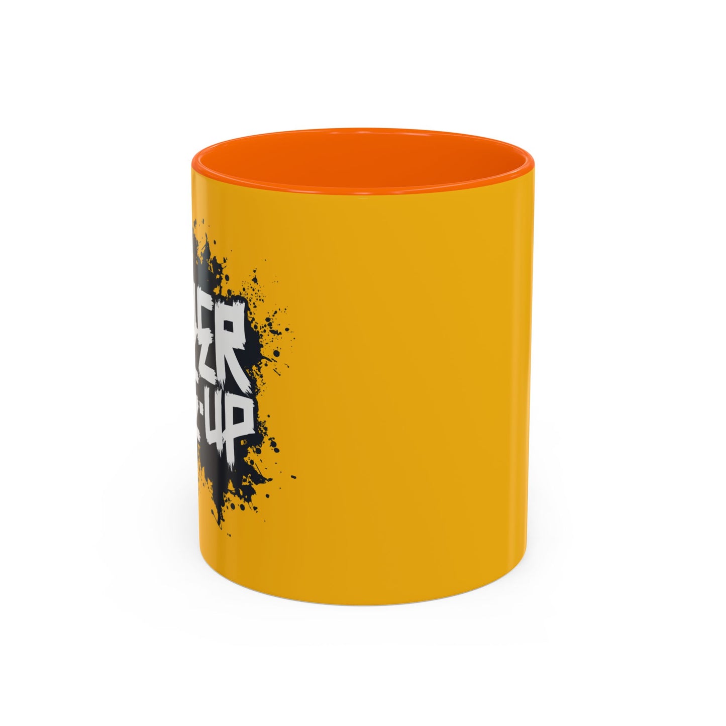 Never Give Up Accent Coffee Mug (11, 15oz)