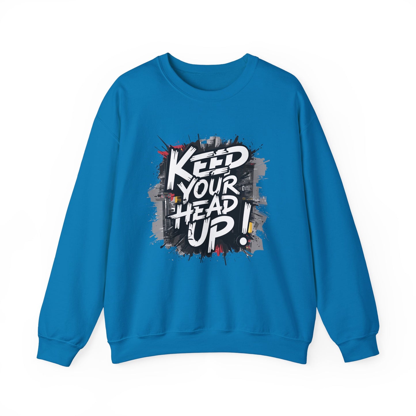 Keep Your Head Up ! Unisex Heavy Blend™ Crewneck Sweatshirt