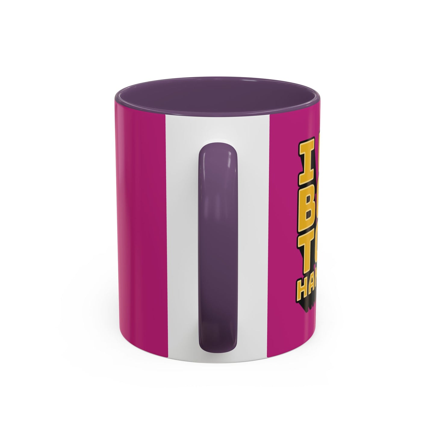 I Was Born To Be Handsome Accent Coffee Mug (11, 15oz)