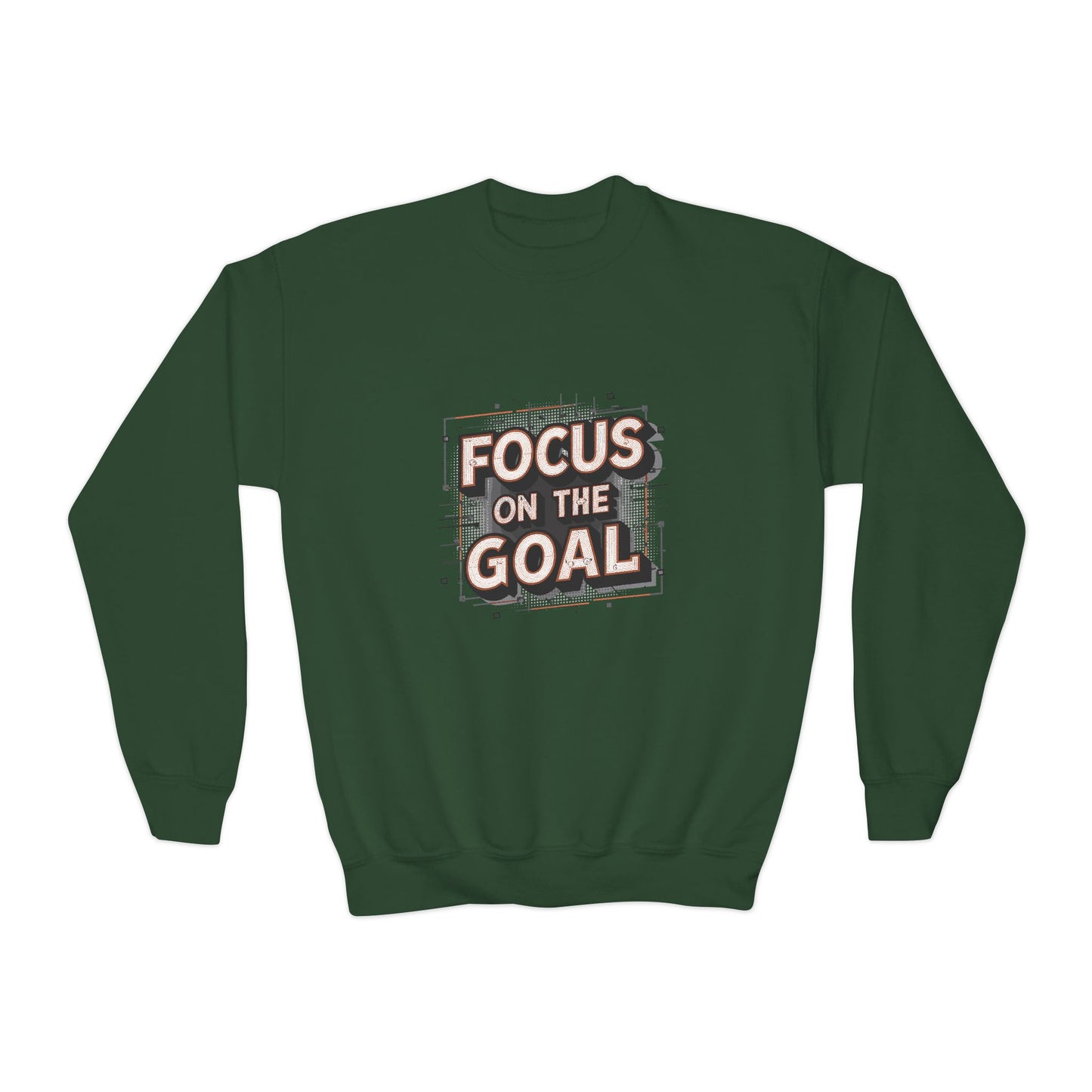 Focus On The Goal Youth Crewneck Sweatshirt
