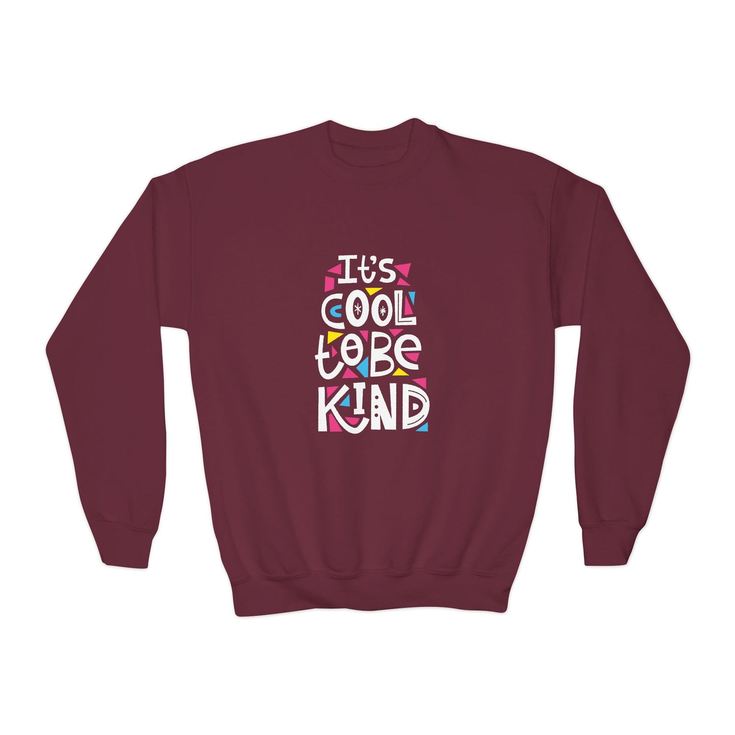 It's Cool To Be Kind Youth Crewneck Sweatshirt