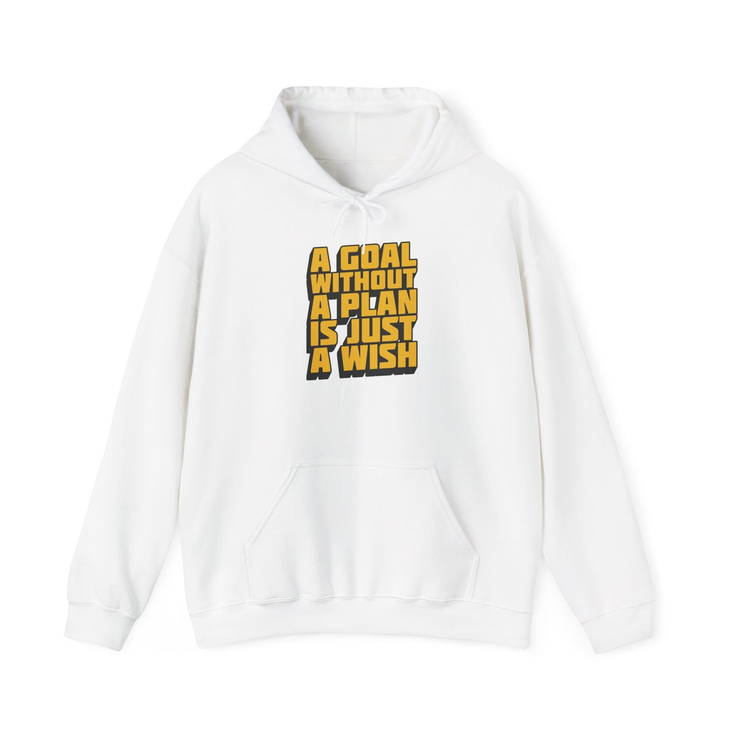 A Goal Without A Plan Is Just A Wish Unisex Heavy Blend™ Hooded Sweatshirt