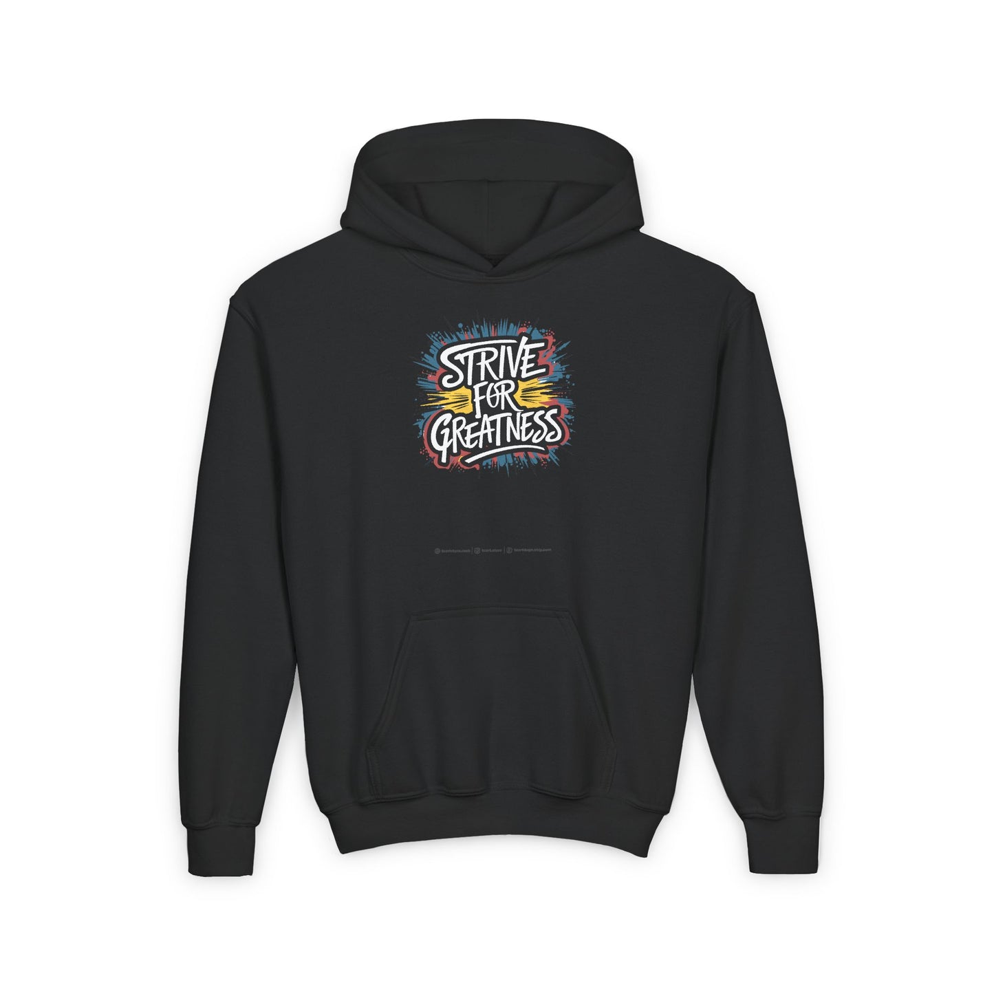 Strive For Greatness Youth Heavy Blend Hooded Sweatshirt