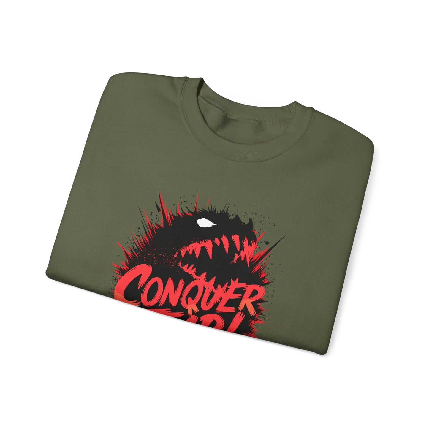 Conquer Fear! Unisex Heavy Blend™ Crewneck Sweatshirt