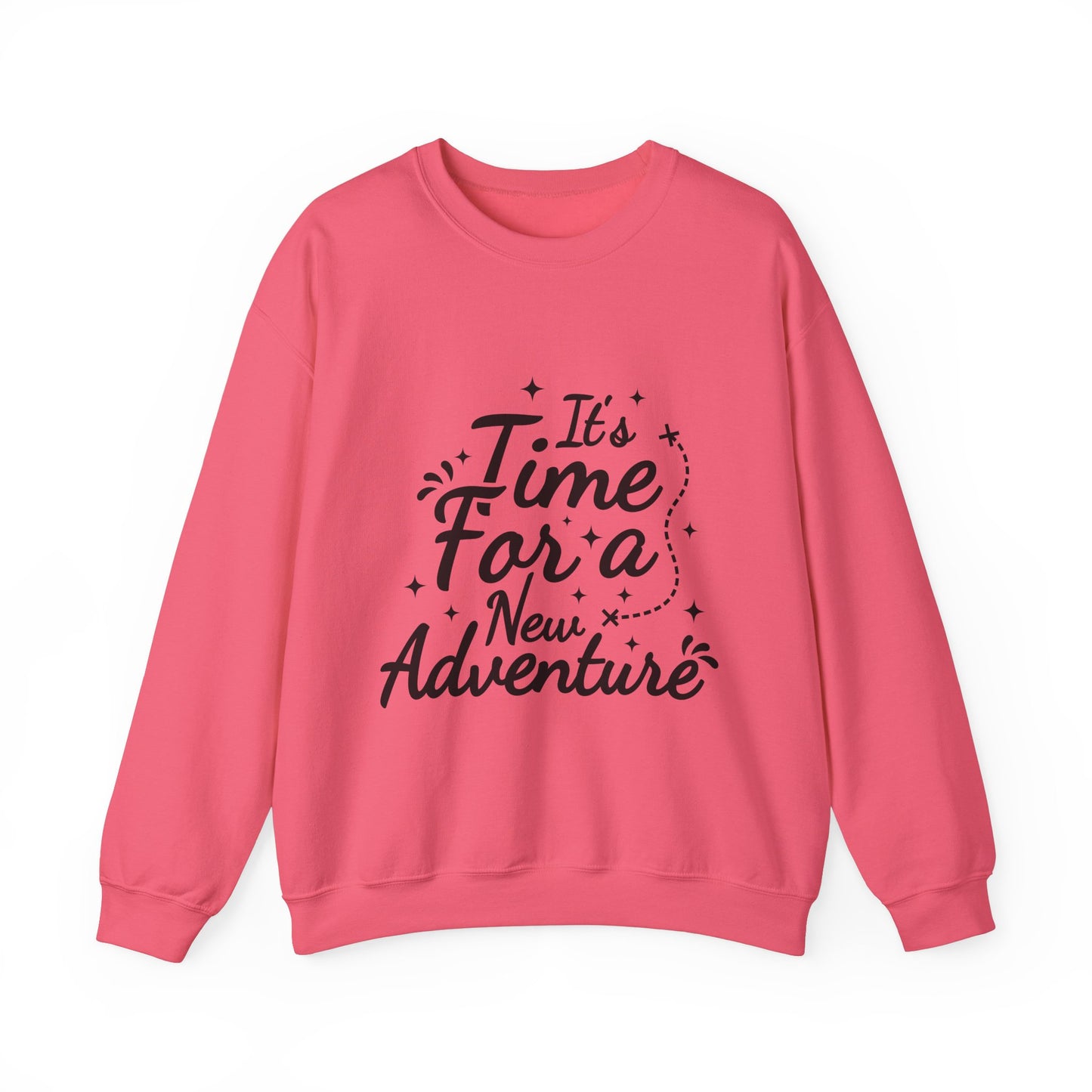 It's Time For A New Adventure Unisex Heavy Blend™ Crewneck Sweatshirt