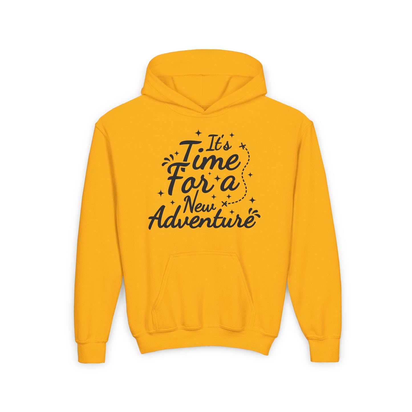 It's Time For A New Adventure Youth Heavy Blend Hooded Sweatshirt