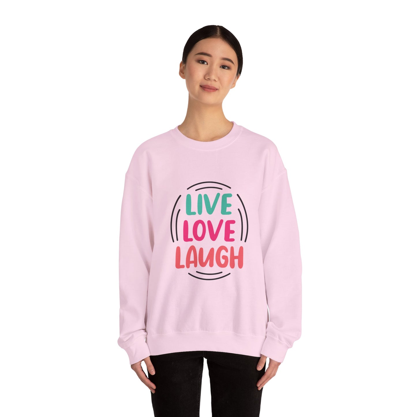 Live Love Laugh Unisex Heavy Blend™ Crewneck Sweatshirt