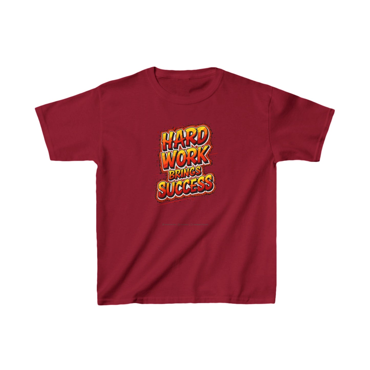 Hard Work Brings Success Kids Heavy Cotton™ Tee