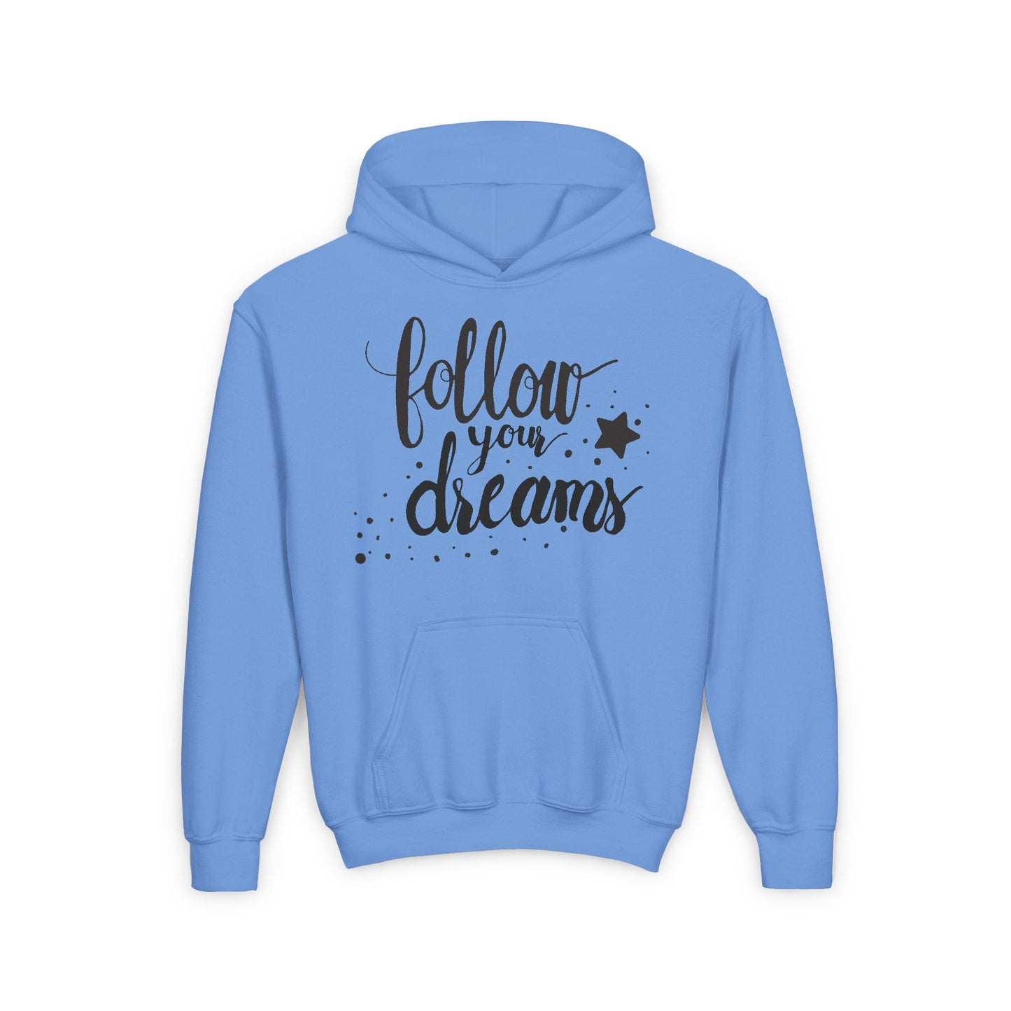 Follow Your Dreams Youth Heavy Blend Hooded Sweatshirt