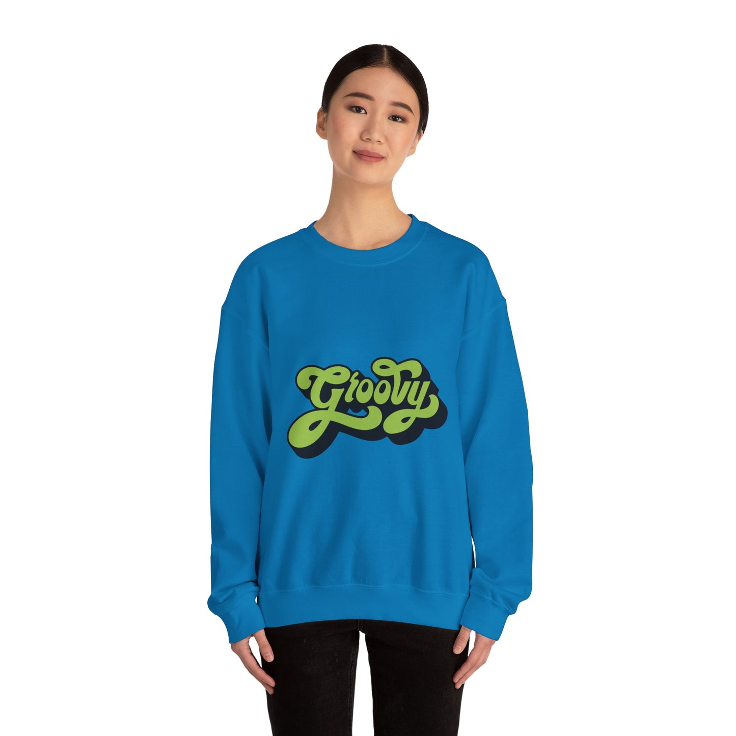 Groovy Unisex Heavy Blend™ Crewneck Sweatshirt