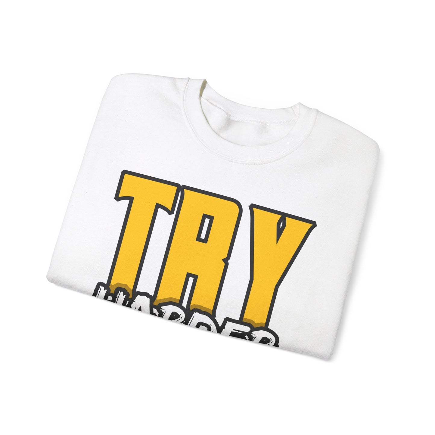 Try Harder Today Unisex Heavy Blend™ Crewneck Sweatshirt