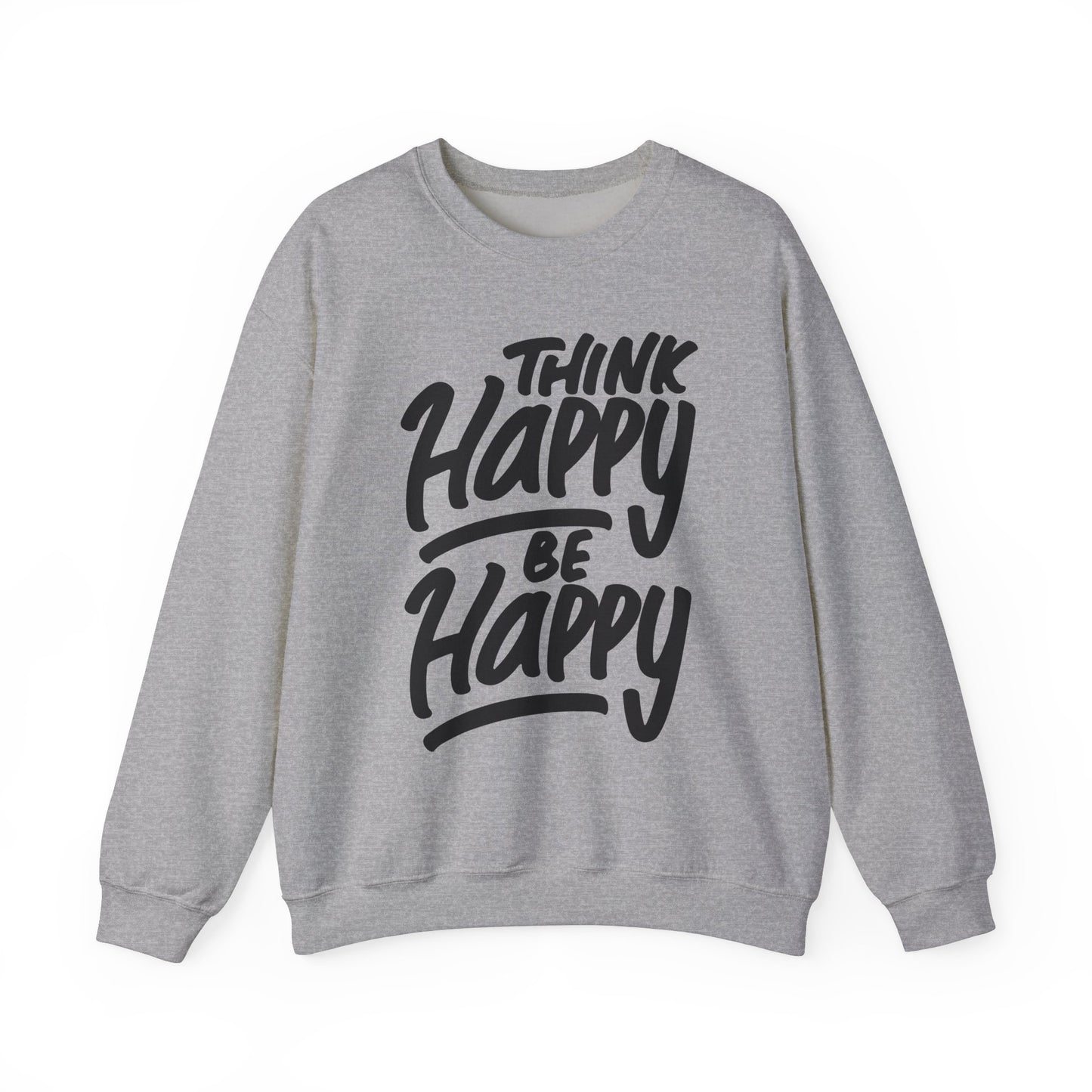 Think Happy Be Happy Unisex Heavy Blend™ Crewneck Sweatshirt