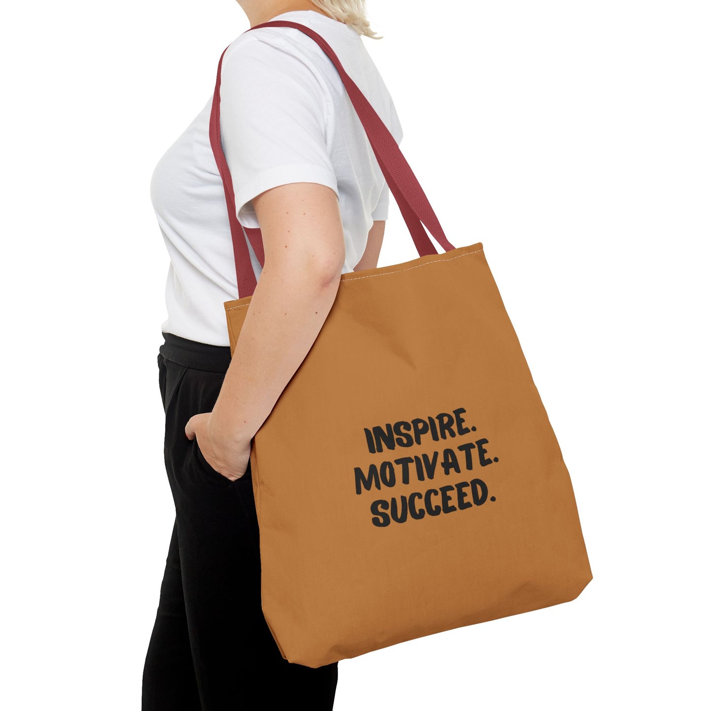 Inspire Motivate Succeed Tote Bag (AOP)