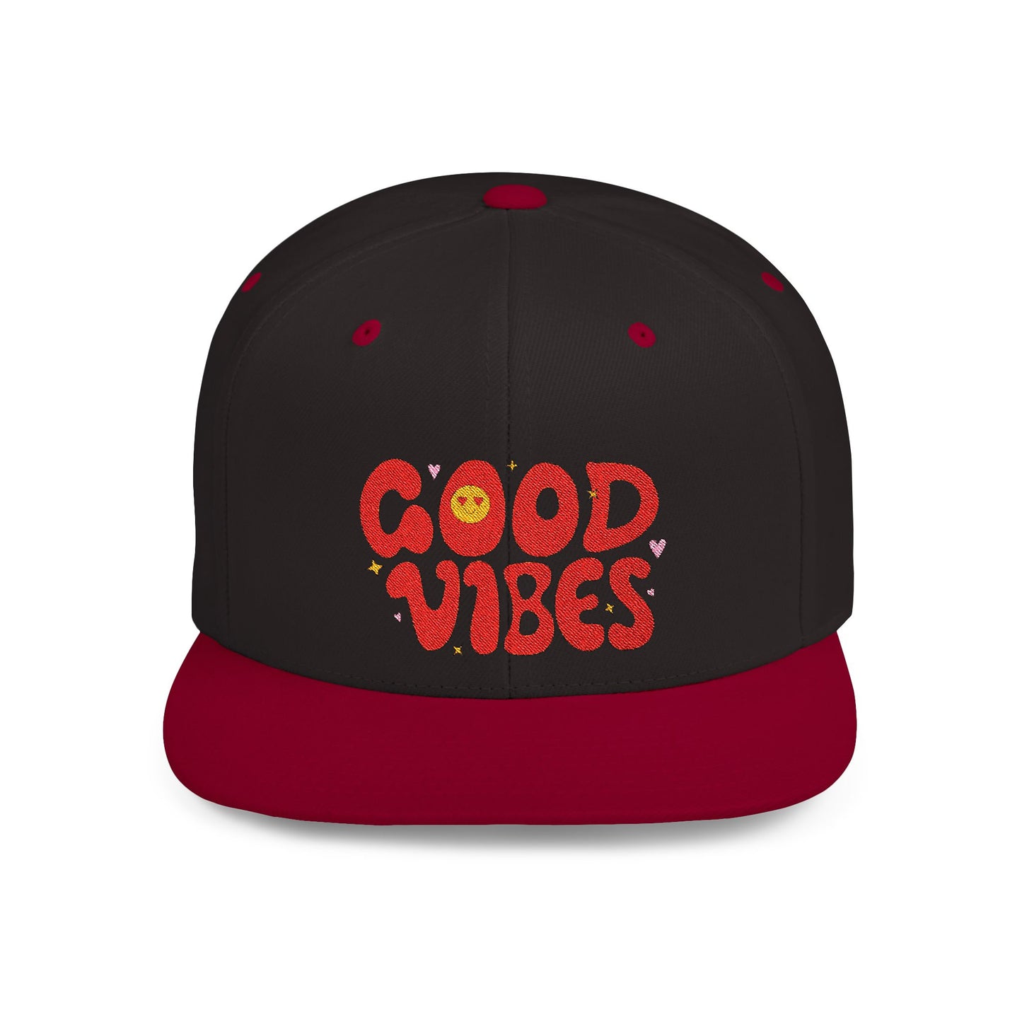 Good Vibes Flat Bill Snapback