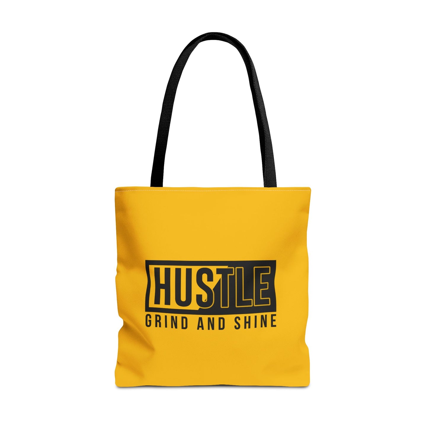 Hustle Grind And Shine Tote Bag (AOP)