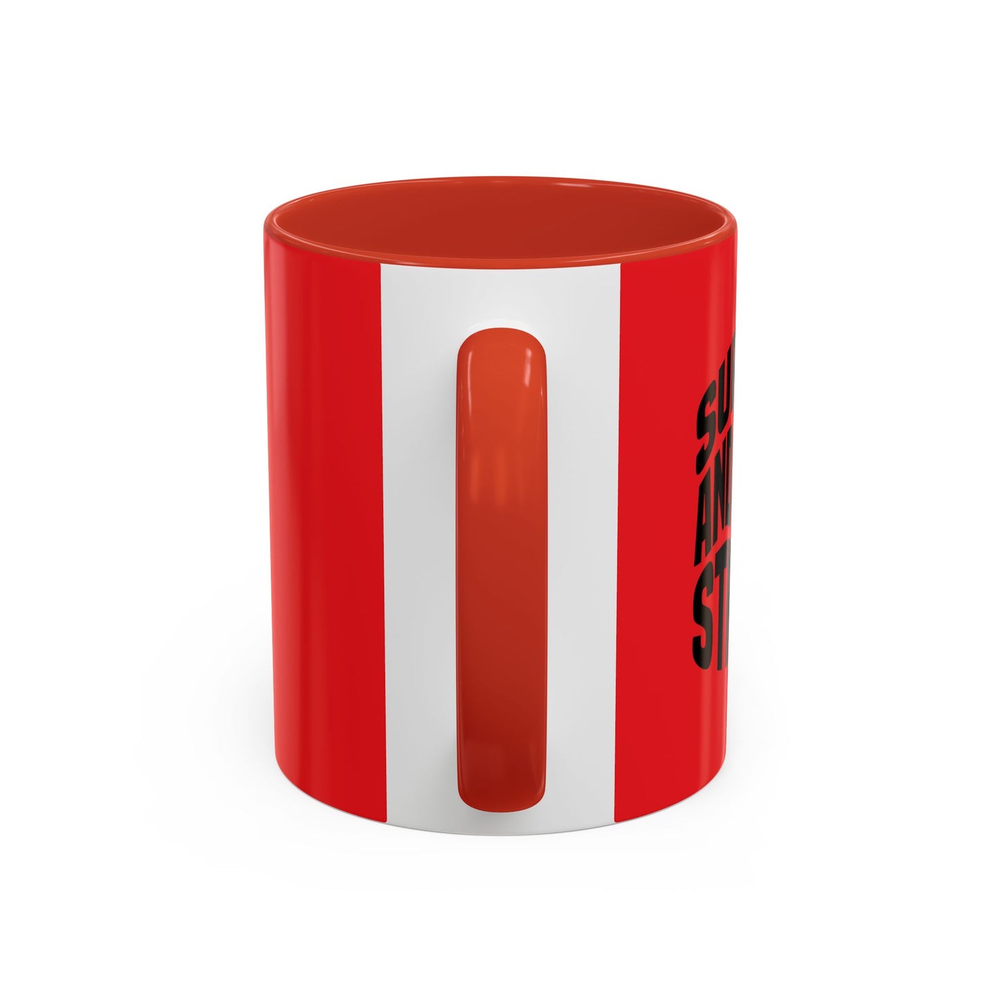 Survive And Keep Strong Accent Coffee Mug (11, 15oz)