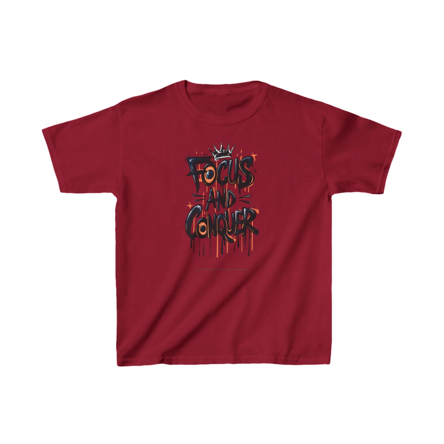 Focus And Conquer Kids Heavy Cotton™ Tee