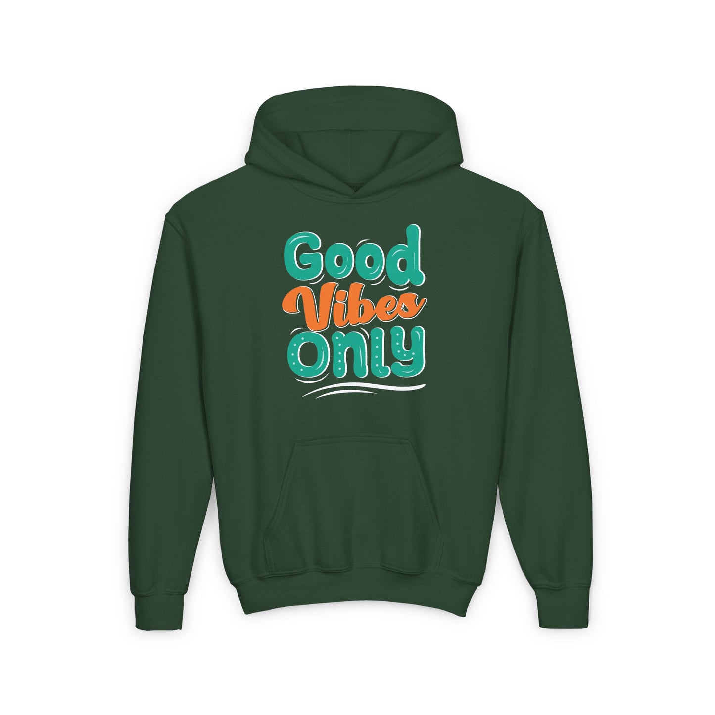 Good Vides Only Youth Heavy Blend Hooded Sweatshirt