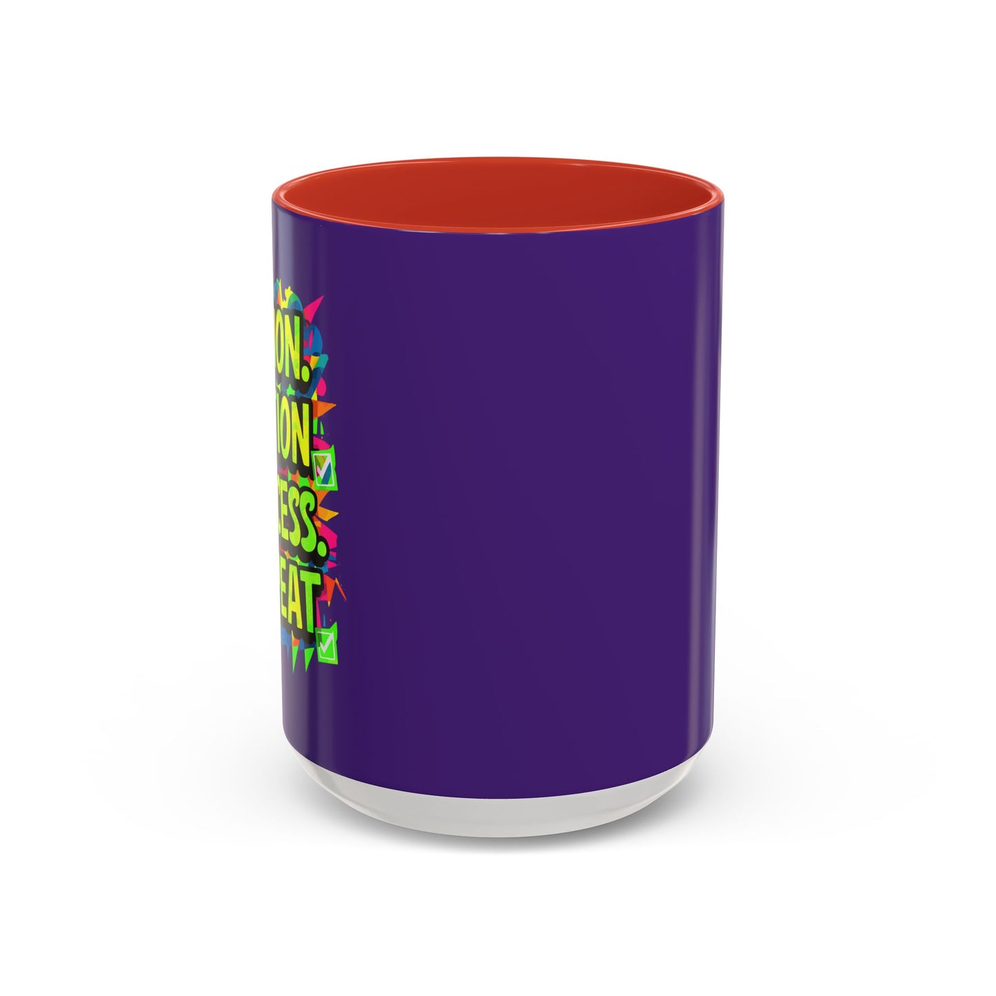 Vision Action Success Repeat Accent Coffee Mug (11, 15oz)