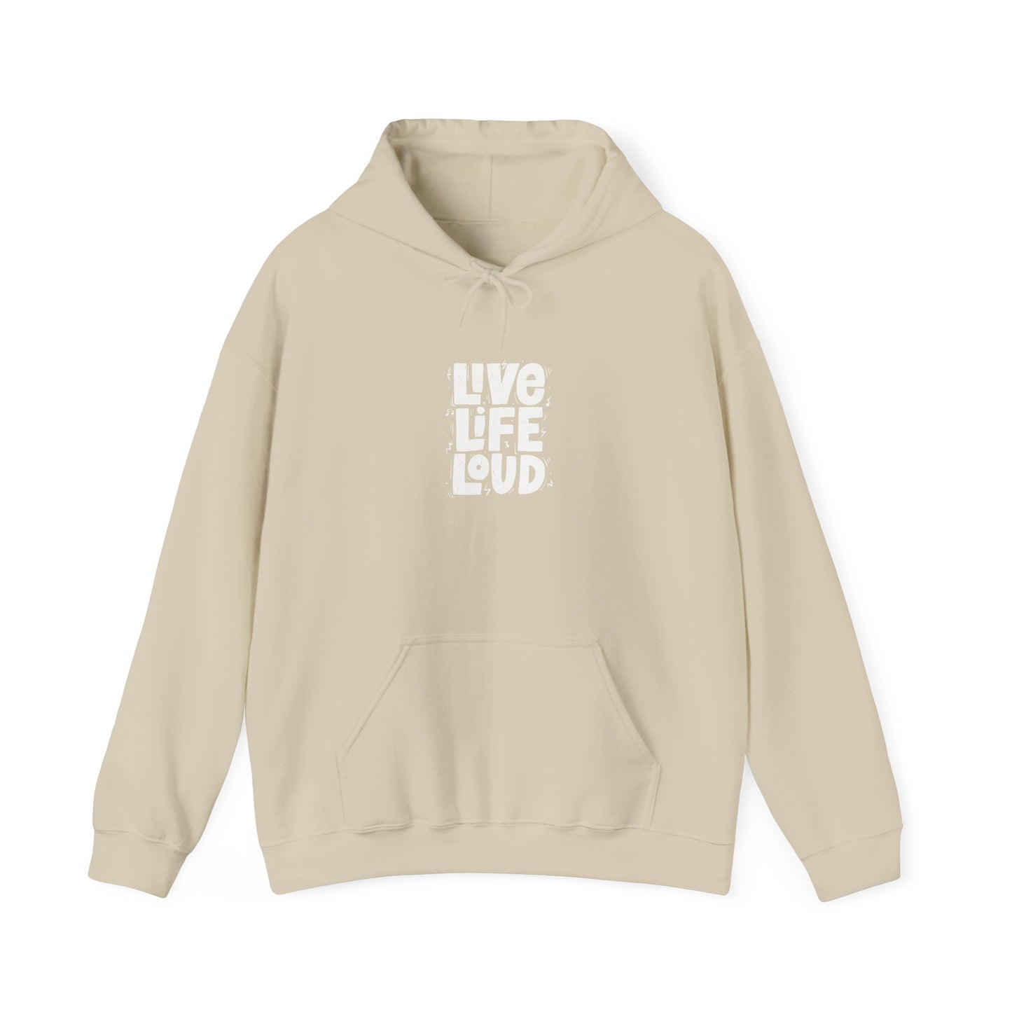 Live Life Loud Unisex Heavy Blend™ Hooded Sweatshirt