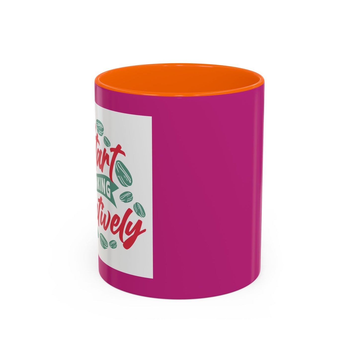 Start Thinking Accent Coffee Mug (11, 15oz)