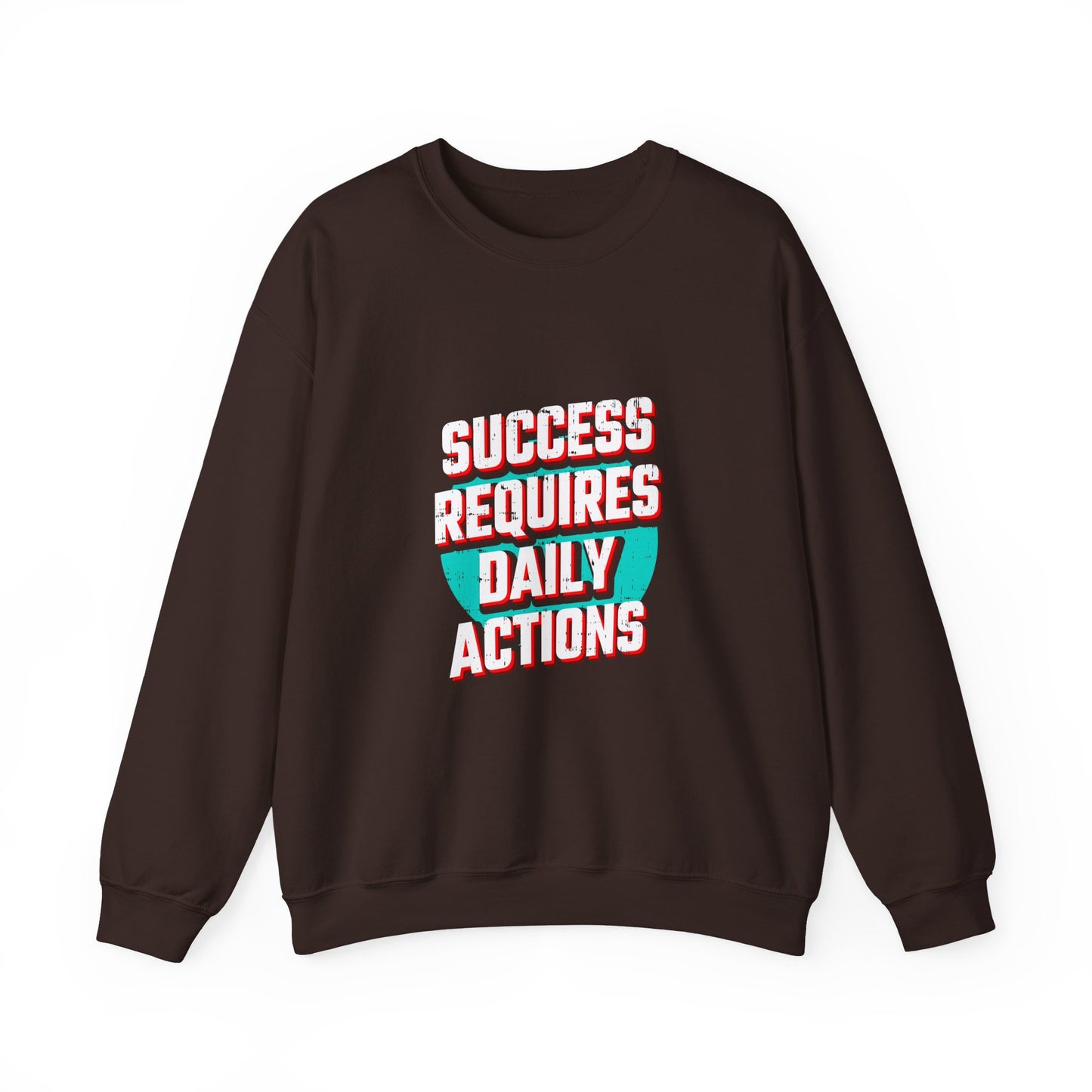 Success Requires Daily Actions Unisex Heavy Blend™ Crewneck Sweatshirt