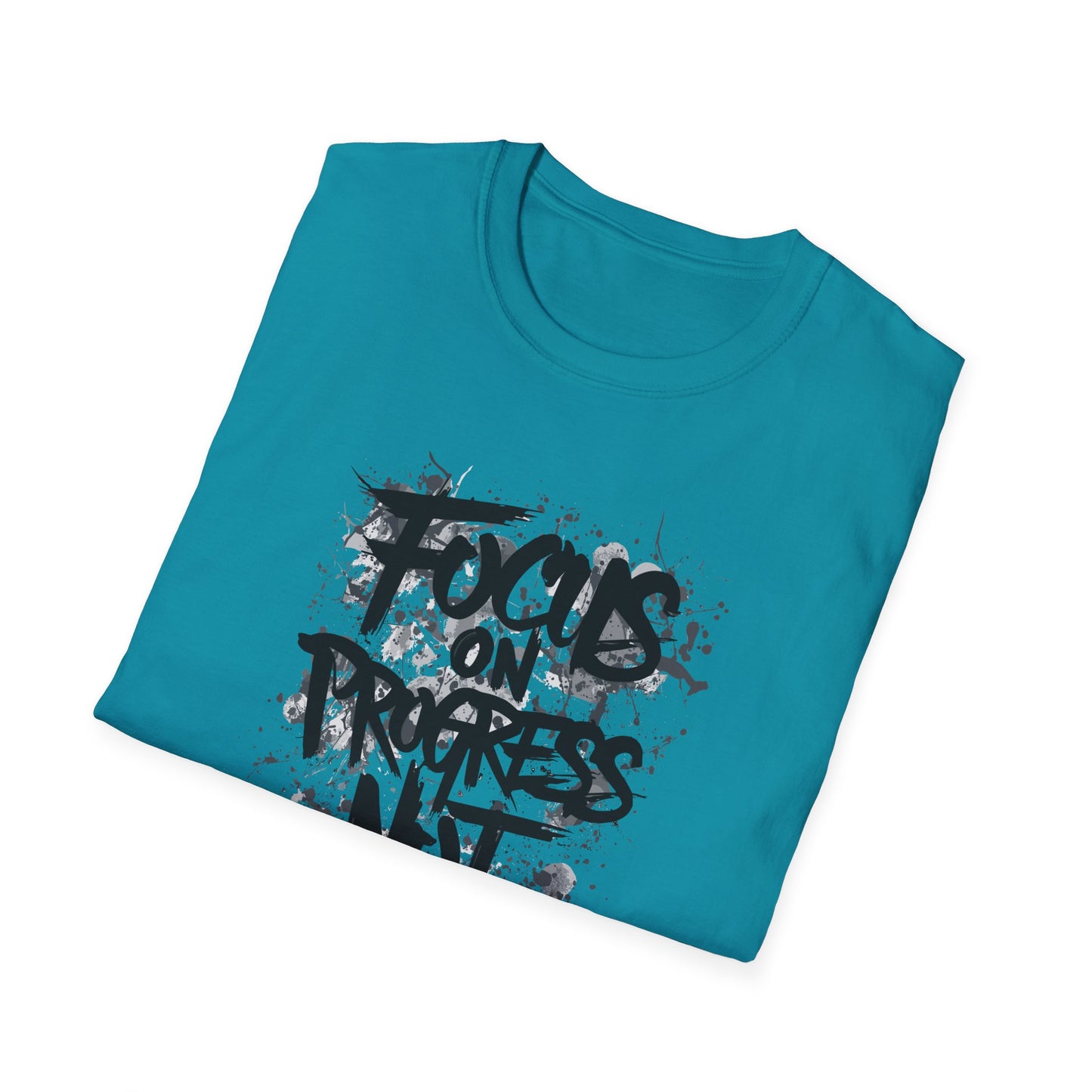 Focus On Progress Not Perfection Unisex Softstyle T-Shirt