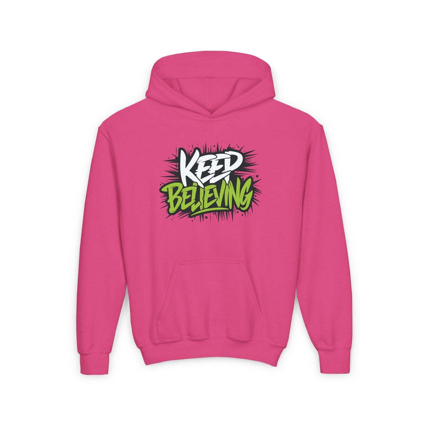 Keep Believing Youth Heavy Blend Hooded Sweatshirt