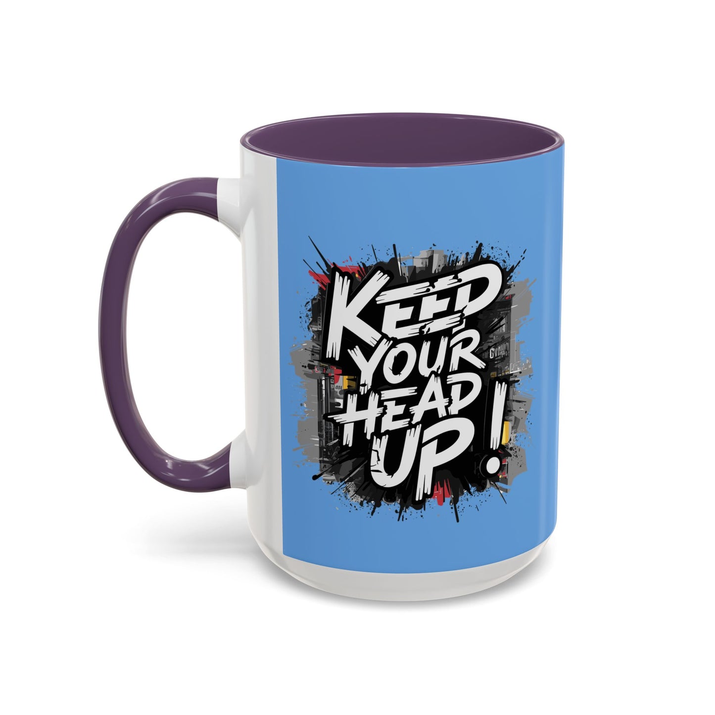 Keep Your Head Up! Accent Coffee Mug (11, 15oz)