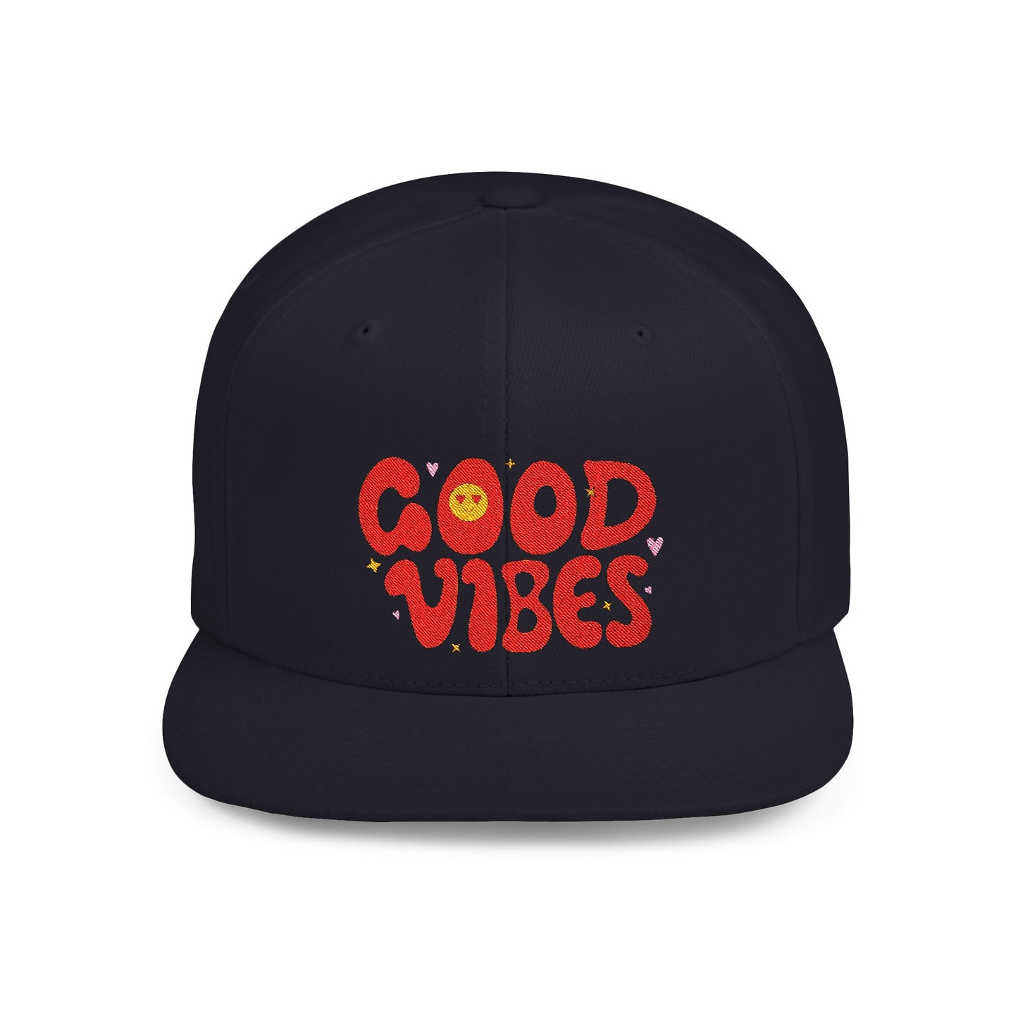 Good Vibes Flat Bill Snapback