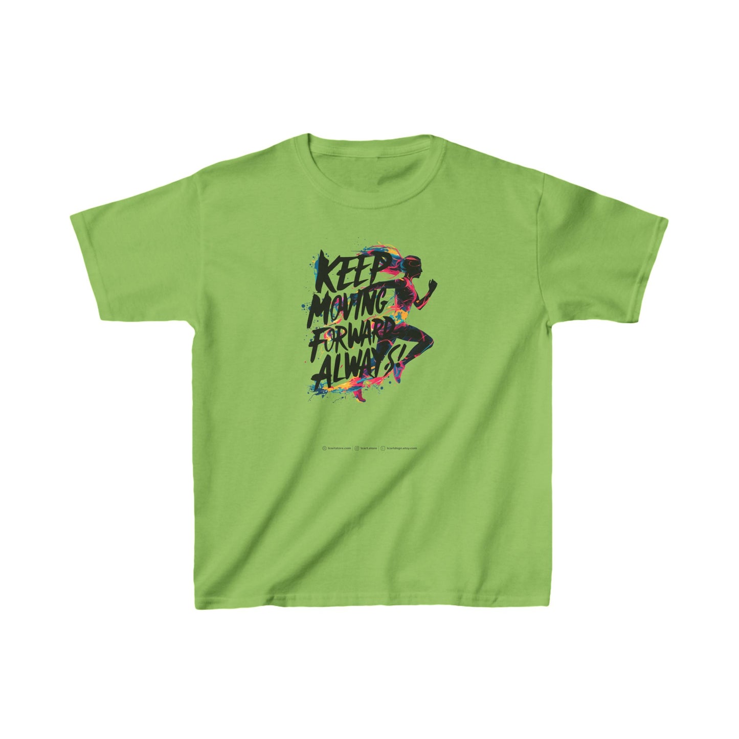 Keep Moving Forward Always Kids Heavy Cotton™ Tee