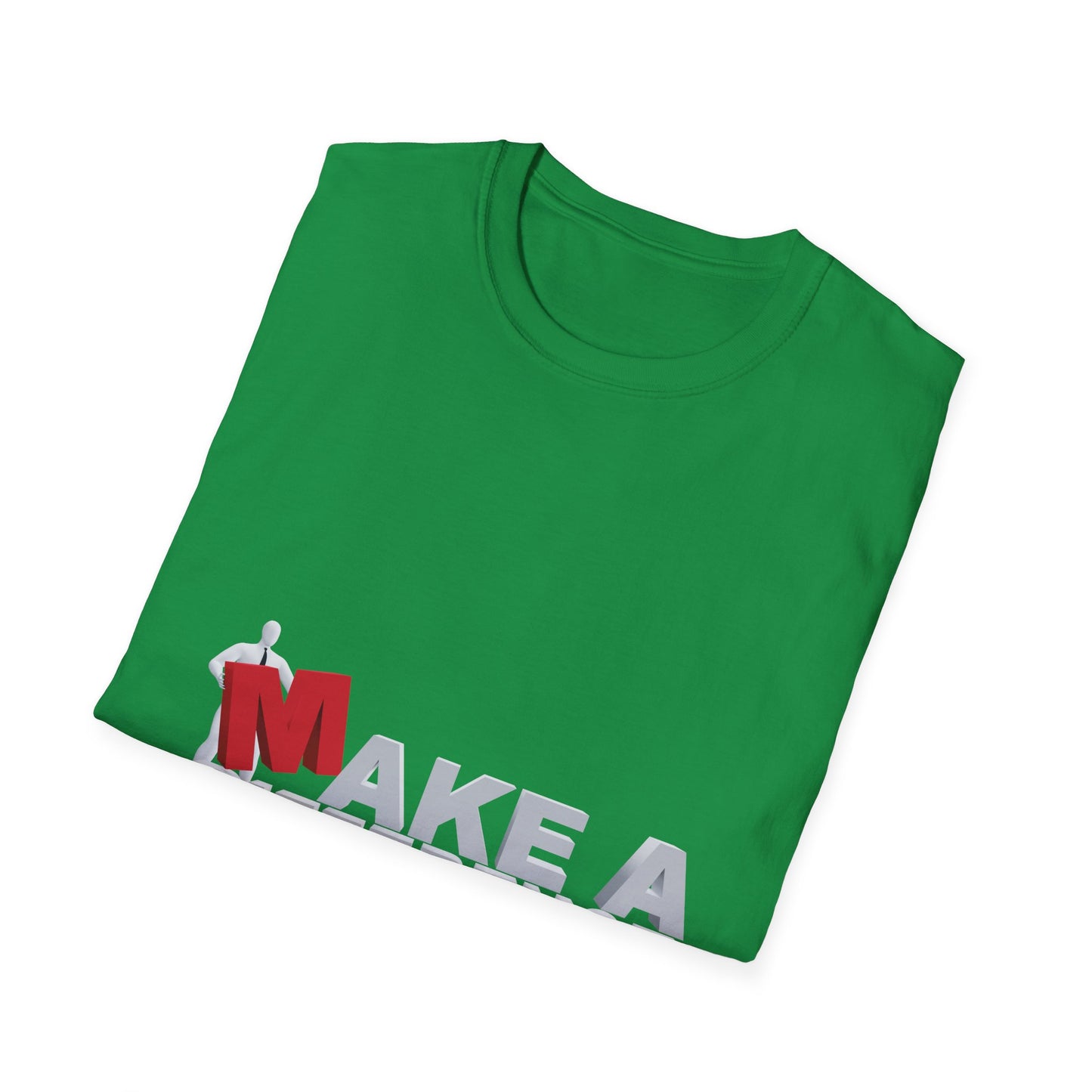 Make A Difference  Unisex Softstyle T-Shirt