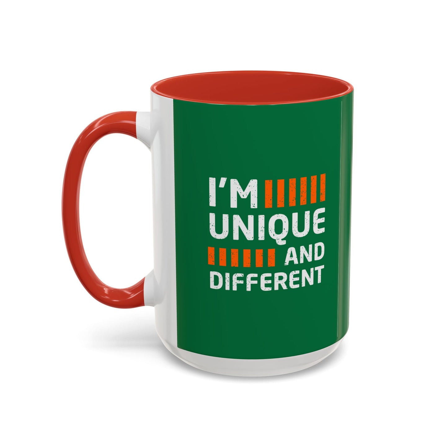 I'm Unique And Different Accent Coffee Mug (11, 15oz)