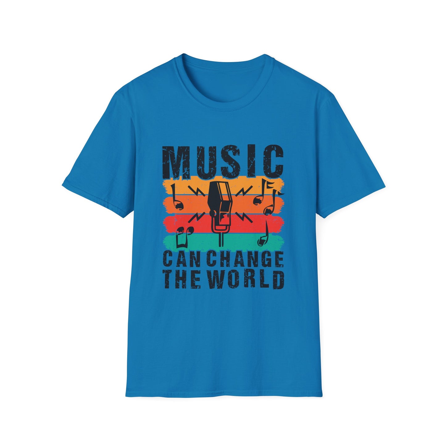 Music Can Change The World Unisex Softstyle T-Shirt