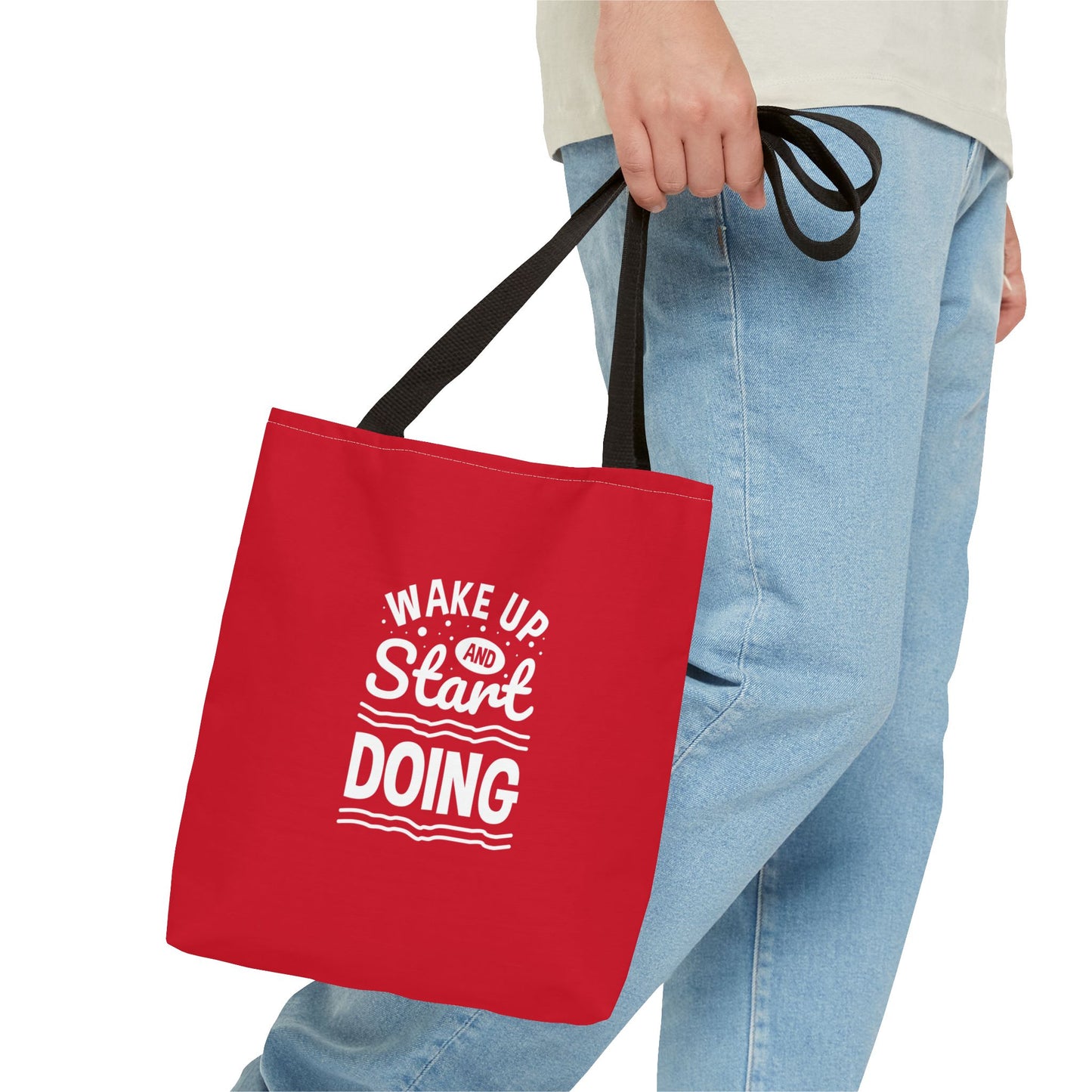 Wake Up And Start Doing Tote Bag (AOP)