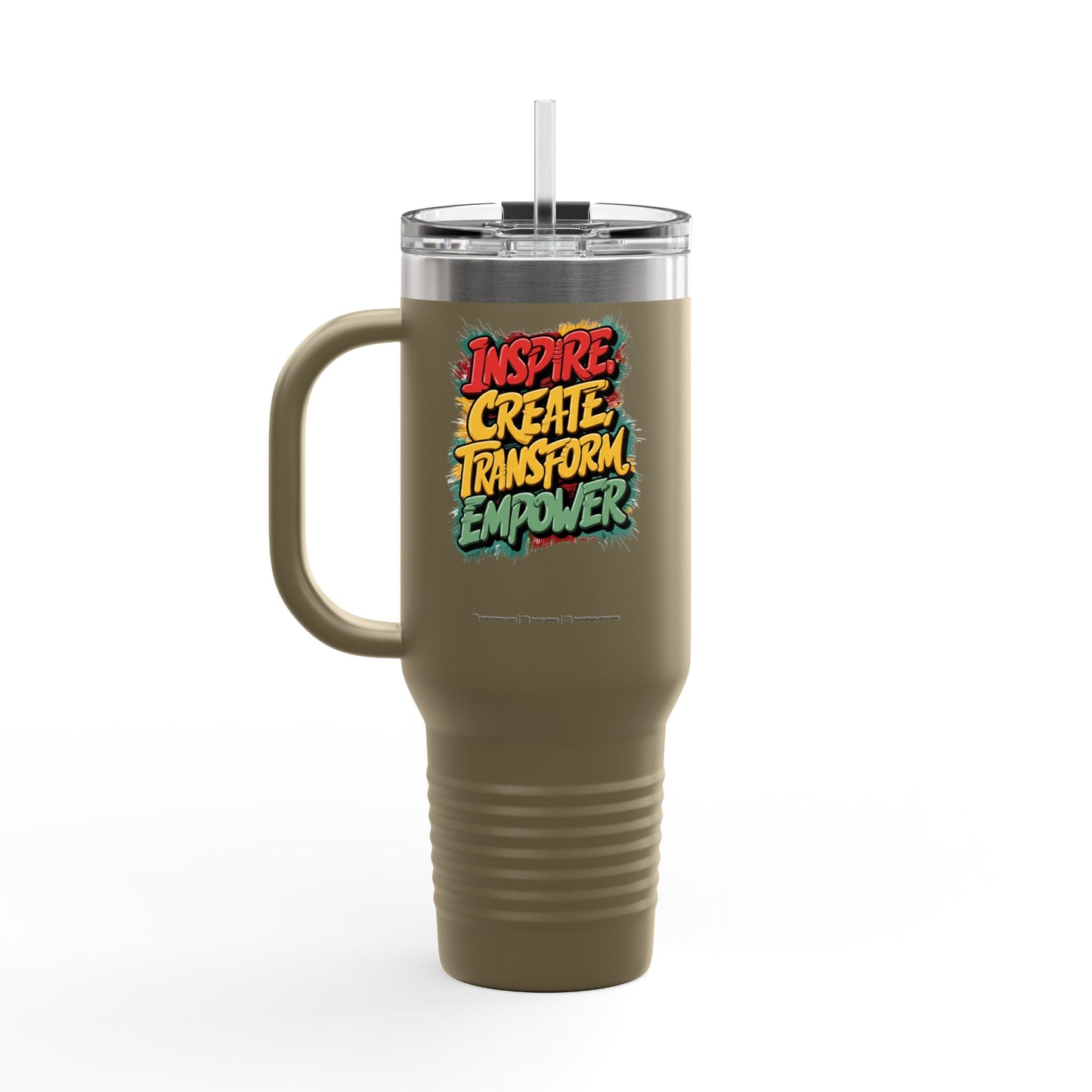 Inspire Create Transform Empower Insulated Travel Mug, 40oz