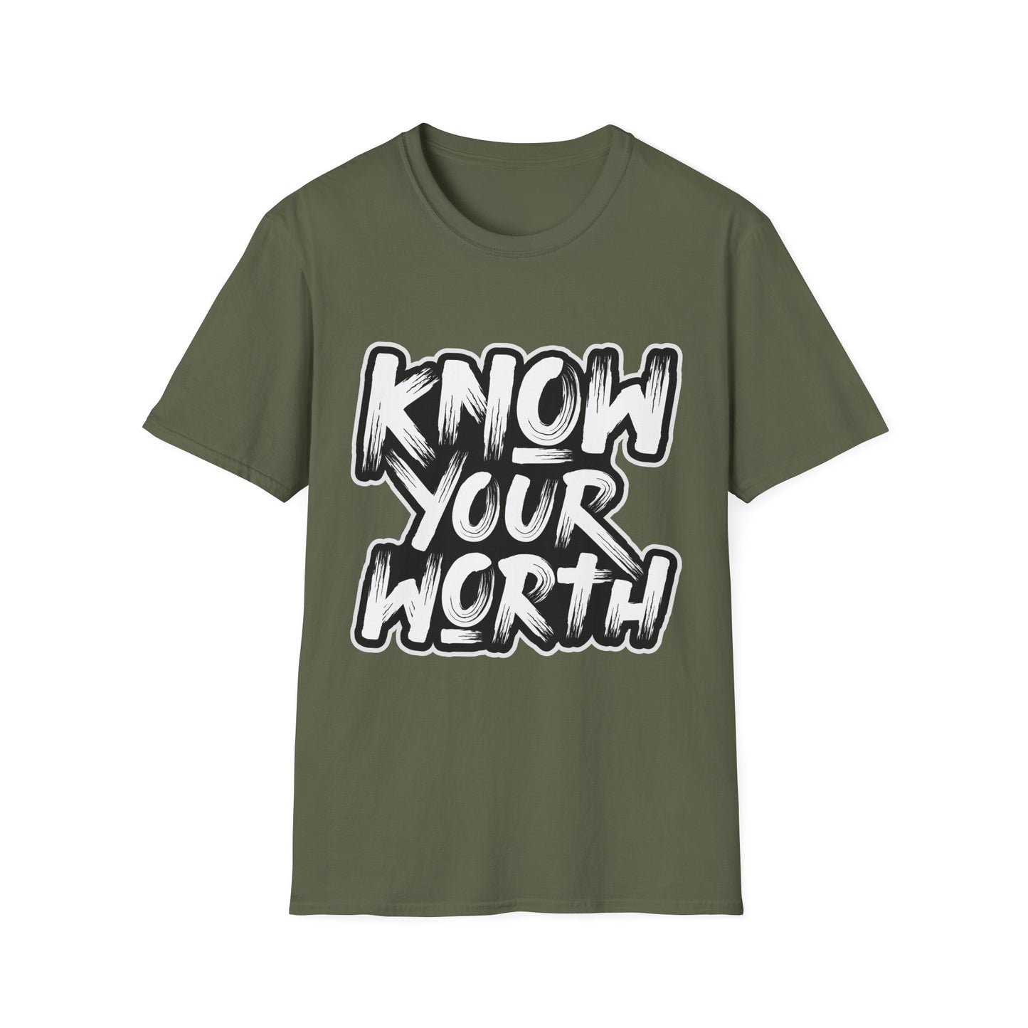 Know Your Worth Unisex Softstyle T-Shirt
