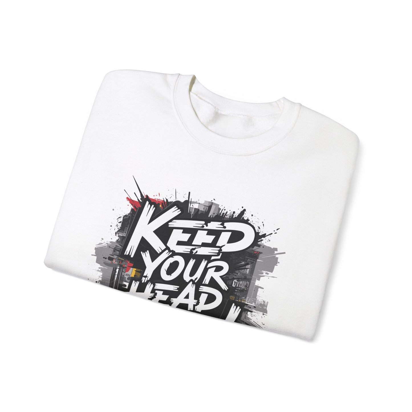Keep Your Head Up ! Unisex Heavy Blend™ Crewneck Sweatshirt