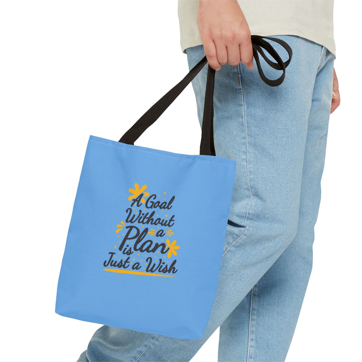 A Goal Without A Plan Is Just A Wish Tote Bag (AOP)