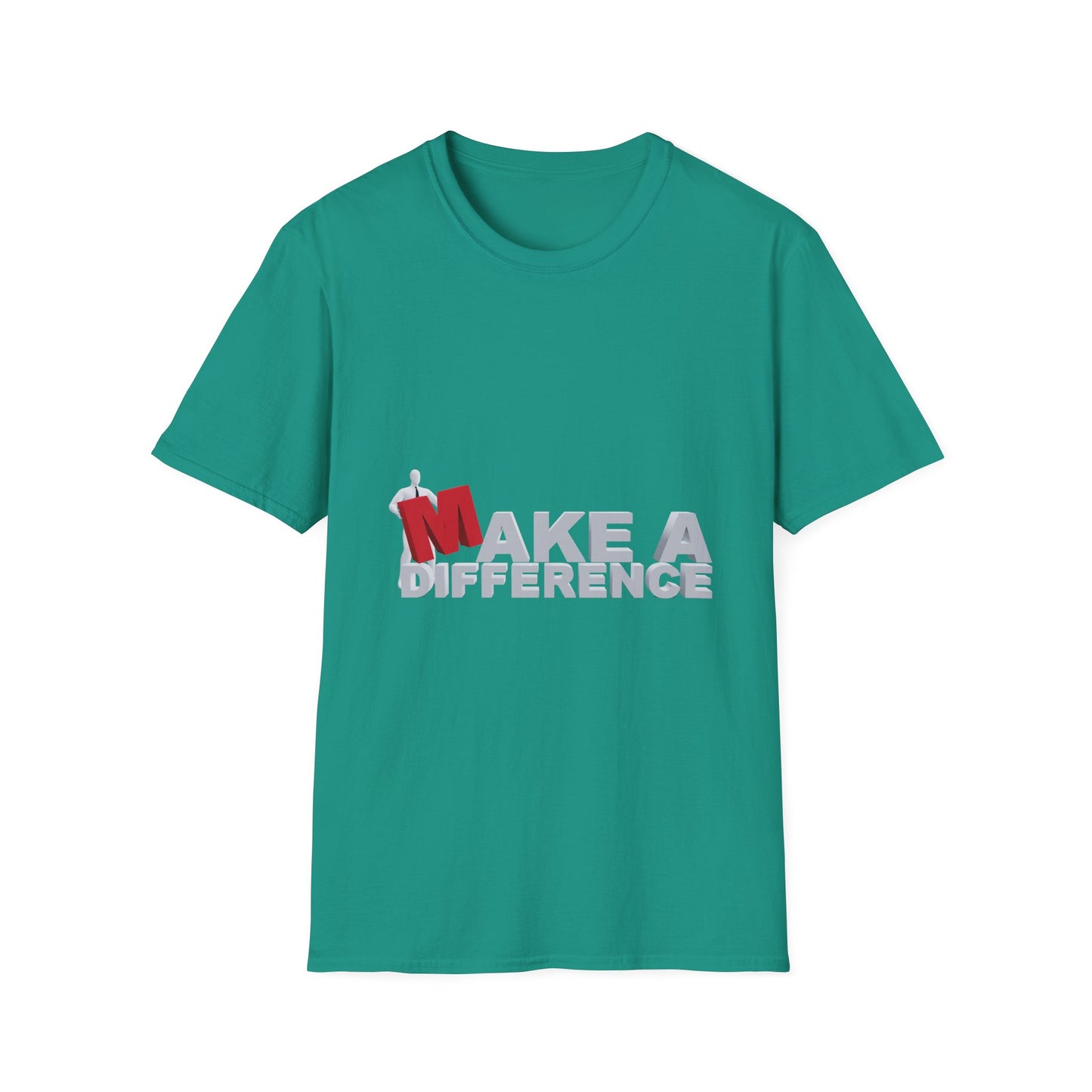 Make A Difference  Unisex Softstyle T-Shirt