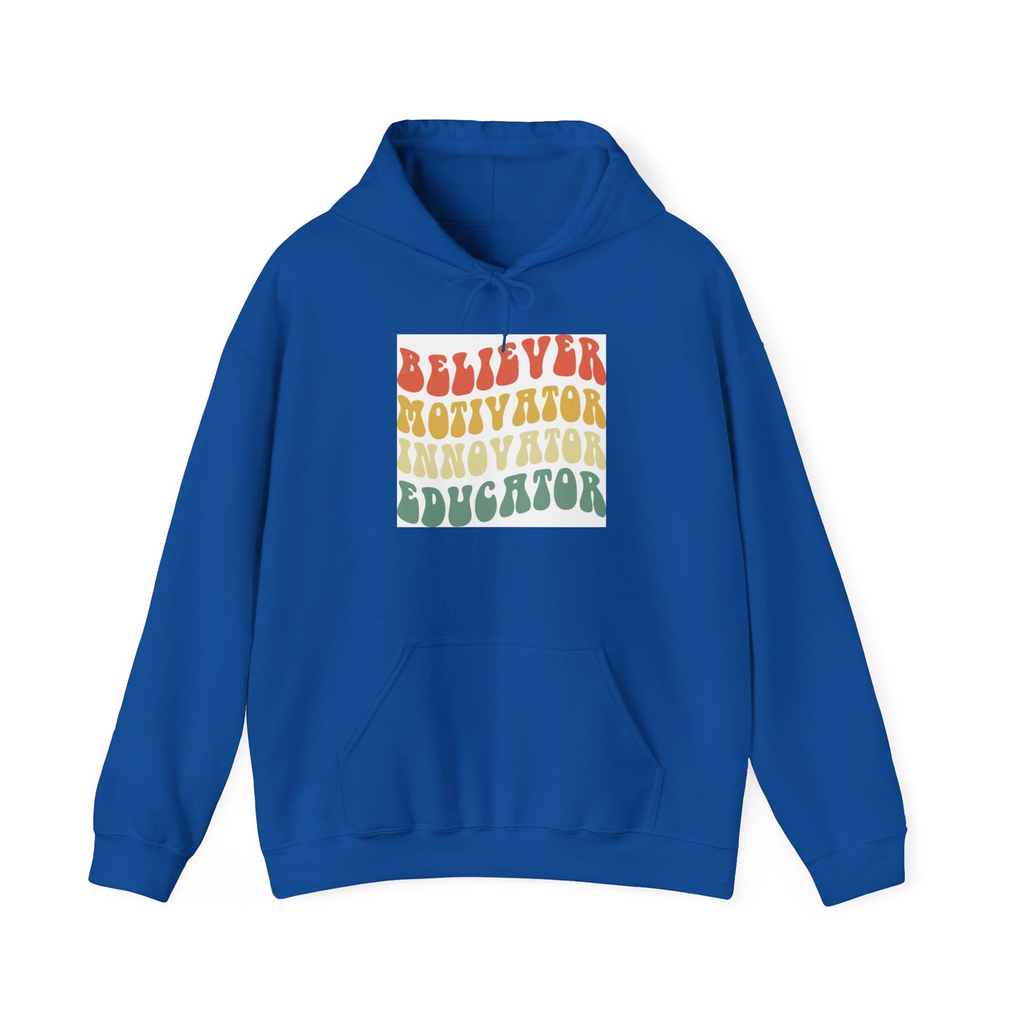 Believer Motivator Innovator Educator Unisex Heavy Blend™ Hooded Sweatshirt