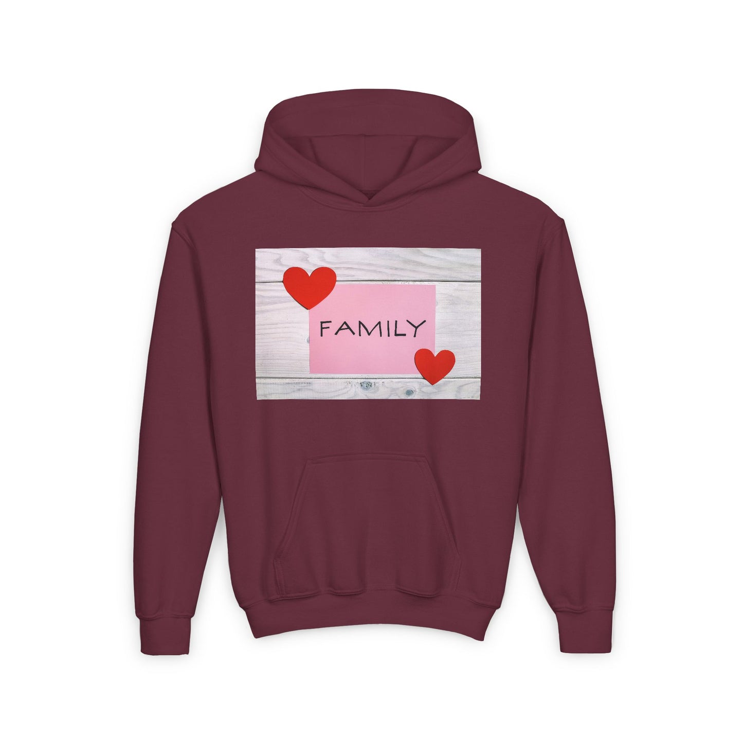 Family Youth Heavy Blend Hooded Sweatshirt