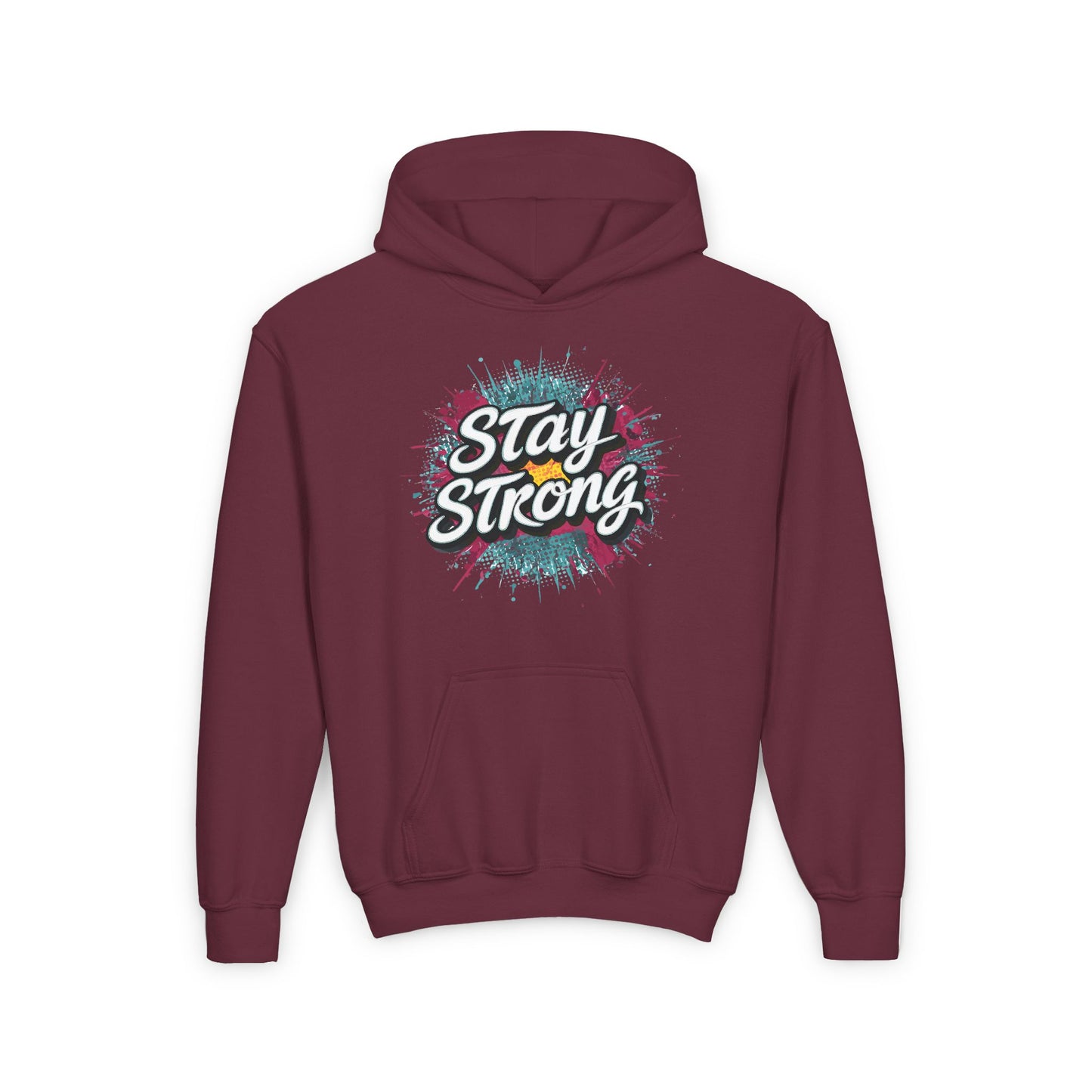 Stay Strong Youth Heavy Blend Hooded Sweatshirt
