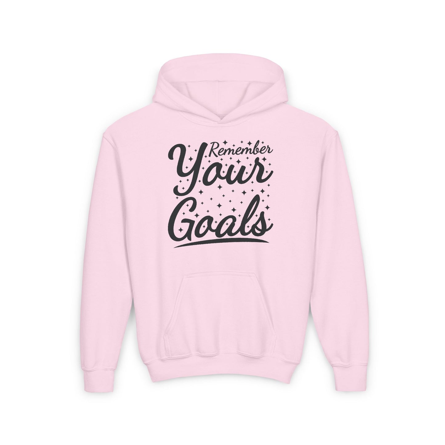 Remember Your Goals Youth Heavy Blend Hooded Sweatshirt