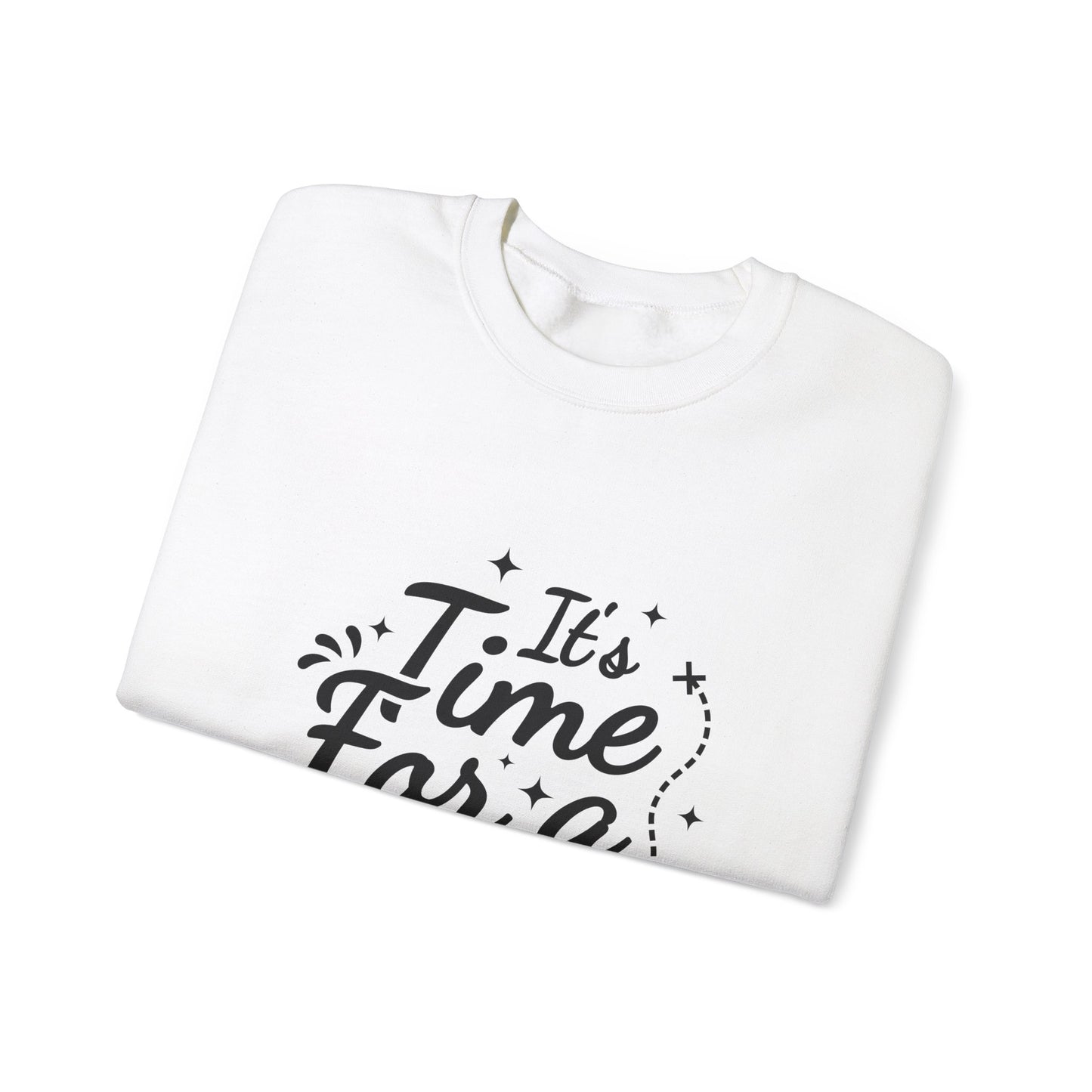 It's Time For A New Adventure Unisex Heavy Blend™ Crewneck Sweatshirt