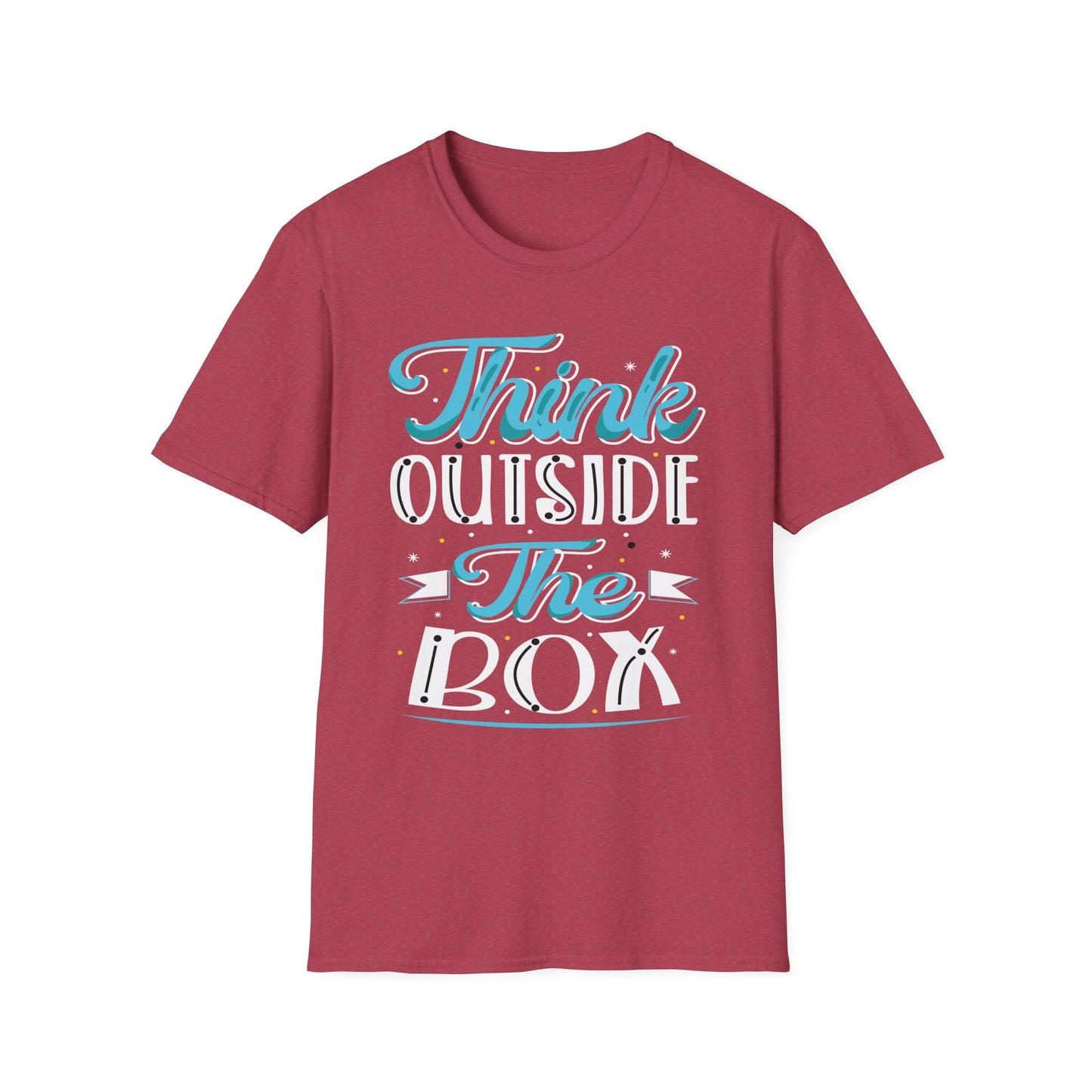 Think Outside The Box  Unisex Softstyle T-Shirt