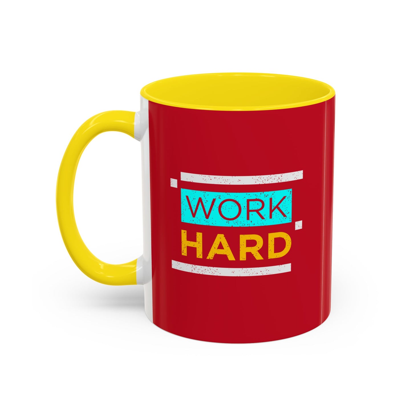 Work Hard Accent Coffee Mug (11, 15oz)