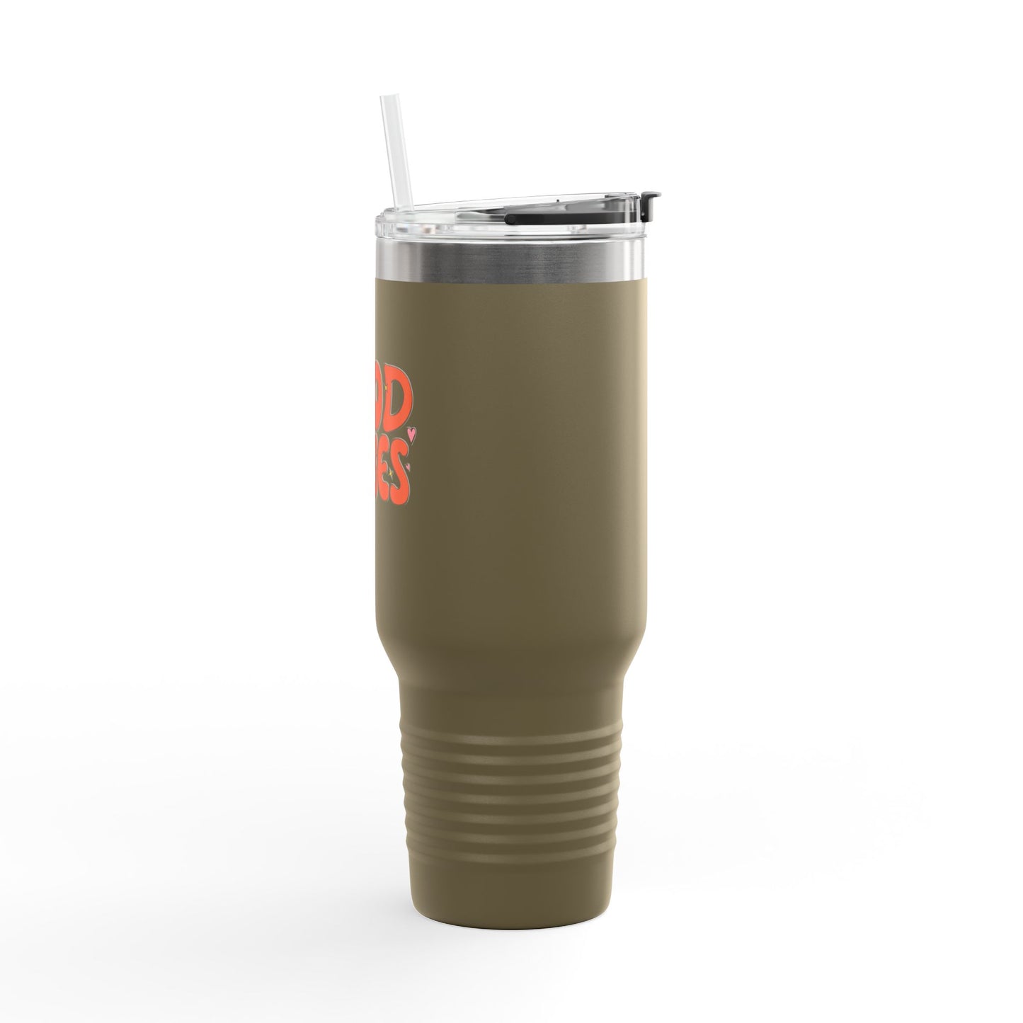 Good Vibes Insulated Travel Mug, 40oz